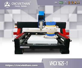 Máy cắt xốp CNC, Cắt Alu, mô hình xốp 3D, tạo hình trang trí VHCX1625-1